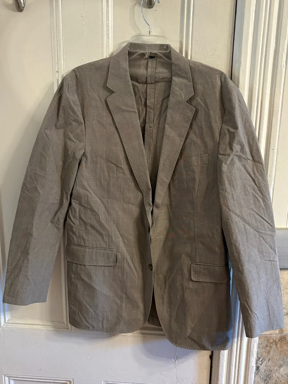NWT J. Crew Light Gray Men's Blazer - Classic Notch Lapel Sport Coat